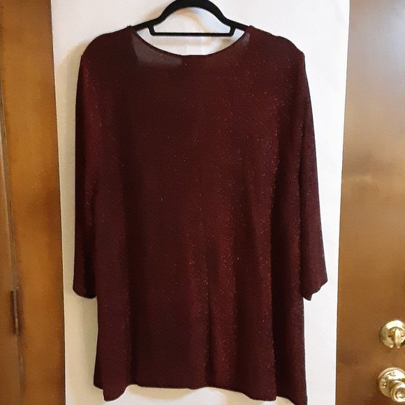 CATHERINE'S SPECIAL OCCASION BLOUSE/1X - Picture 3 of 6